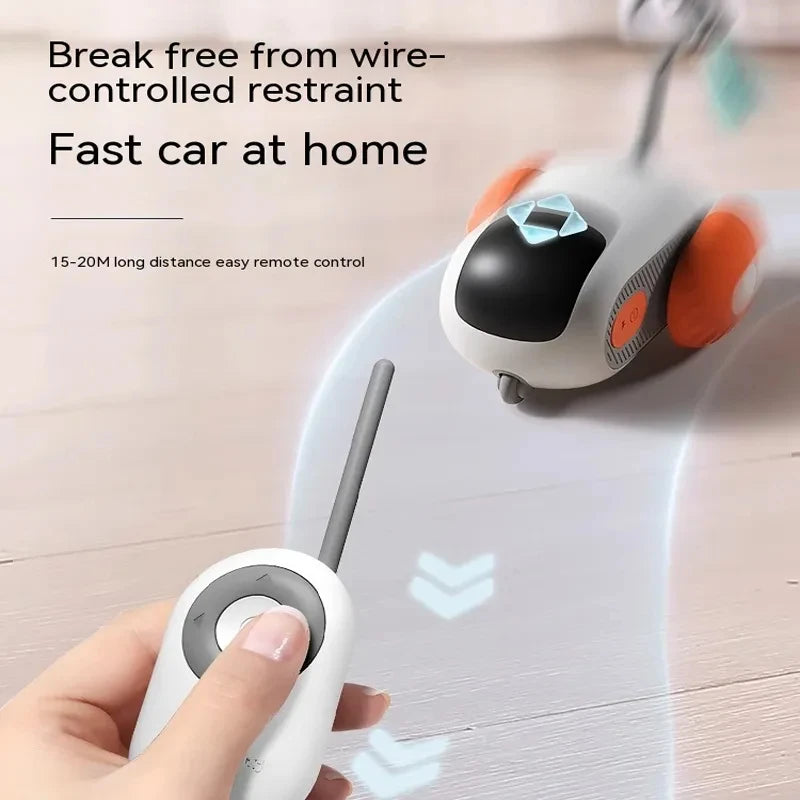 Smart Cat Toy Car Remote Control Running Car Cat Toys