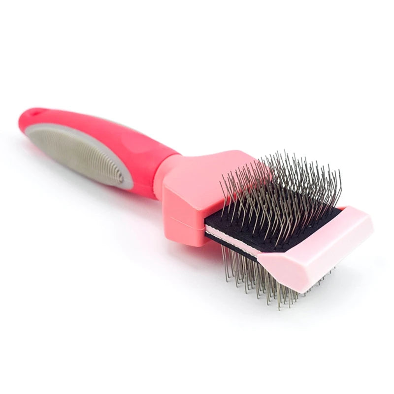 Double Sided Pet Hair Trimmer Comb Brush